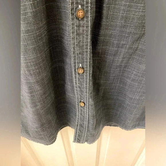 Vintage G.H. Bass Denim Style Men’s Size XL Button Down Short Sleeve Shirt - Picture 6 of 8